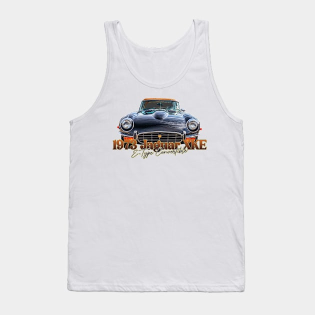 1973 Jaguar XKE E-Type Convertible Tank Top by Gestalt Imagery